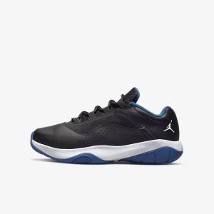 Nike Air Jordan 11 CMFT Low Older Jordan Sko Børn Sort Mørkeblå Hvide | NK184EYQ